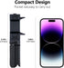 Generic 16/15/14 Mini Tripod with Phone Holder & Dual Cold Shoe Mount - Universal Smartphone Stand for iPhone Pro Max