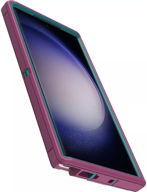 OtterBox S23 Galaxy Ultra Defender Series Case - Canyon Sun (Pink), Rugged & Durable, with Port Protection, Includes