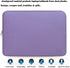 15.6 Inch Laptop Sleeve, Neoprene Notebook Case Compatible with Asus/Dell/Fujitsu/HP/Sony/Toshiba/Acer (Purple)