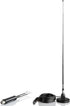 CHHLIUT 16ft FM Antenna for Stereo Receiver Magnetic Base, Coaxial Cable, Retractable, Perfect FM Reception for Home