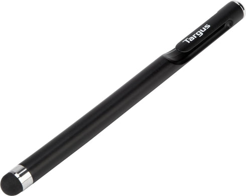 Targus Smooth Gliding Standard Stylus for Tablets, iPad, Smartphones and Touchscreen Devices, Black - Slim Durable Rubber Tip (AMM165US) by Targus