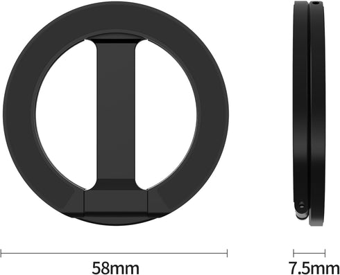 Dual Magnetic Phone Holder for Car, Gym Phone Mount for Mag-Safe, Strong Magnet Stand for Metal Surfaces