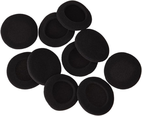 2 Inch Foam Pad EarPad Cover, Compatible with Sony Sennheiser Philips Headphones, 5 Pairs, Black