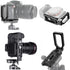 HuaerHui DSLR Camera L-Shaped Bracket Mount, Arca-Swiss Vertical Horizontal Switching Quick Release Plate for Canon