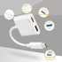 USB C OTG Adapter with Power, 2 in 1 USB C to USB Female with 60W PD Charging for iPhone and iPad