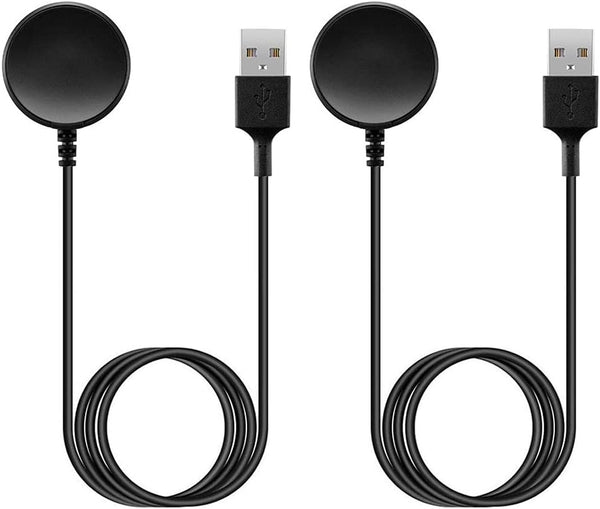 2-Pack Sankel Charger Compatible with Samsung Galaxy Watch Ultra/8/8 Classic/7/6/6 Classic/5/5 Pro/4/4 Classic/3/Active