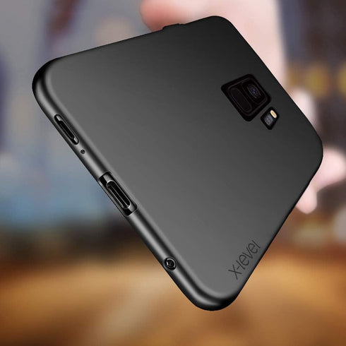 X-level Samsung Galaxy S9 Case, Slim Fit Soft TPU Ultra-Thin Mobile Phone Cover, Black
