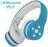 Kids Wireless Headphones, Bluetooth 5.0, 15 Hours Play, 93db Volume Limited with Built-in Mic for School