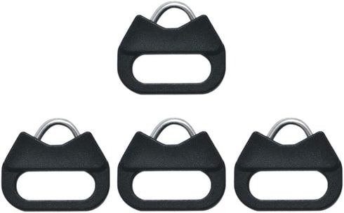 Lug Ring Camera Strap Triangle Split Ring Hook - Compatible with All Brand D-SLR Rangefinder Mirrorless Cameras (2 Pair)