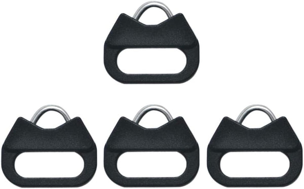 Lug Ring Camera Strap Triangle Split Ring Hook - Compatible with All Brand D-SLR Rangefinder Mirrorless Cameras (2 Pair)