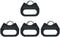 Lug Ring Camera Strap Triangle Split Ring Hook - Compatible with All Brand D-SLR Rangefinder Mirrorless Cameras (2 Pair)