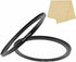 Metal Step Up Ring, 95mm to 105mm, 2 Pieces Step-Up Lens Adapter Ring for Canon Nikon Sony