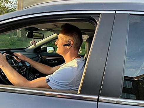 Bluetooth Earpiece, Wireless Handsfree Noise Cancelling In-Ear Headset Earbuds for Driving and Leisure
