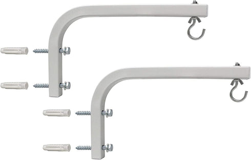 AKIA SCREENS 10 Inch Universal Projector Screen L-Bracket Wall Mount Kit, Adjustable Extension 310