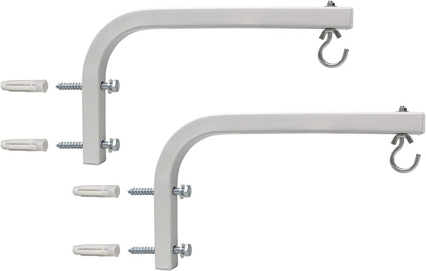 AKIA SCREENS 10 Inch Universal Projector Screen L-Bracket Wall Mount Kit, Adjustable Extension 310