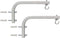 AKIA SCREENS 10 Inch Universal Projector Screen L-Bracket Wall Mount Kit, Adjustable Extension 310