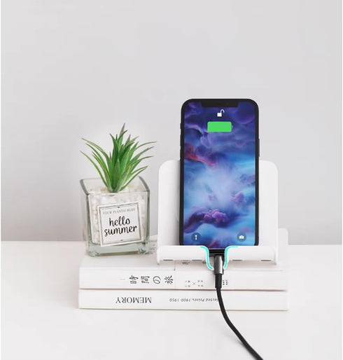 Phone Holder with 3PCS Adhesive Stickers, Removable Wall Mount Shower Phone Tablet Holder, Upgraded Adjustable Wall