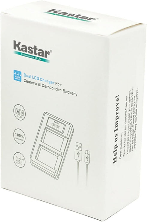 Kastar 4-Pack Battery and LKD2 USB Charger, Compatible with Sony NP-F330 NP-F550 NP-F570 NP-F770 NP-F960
