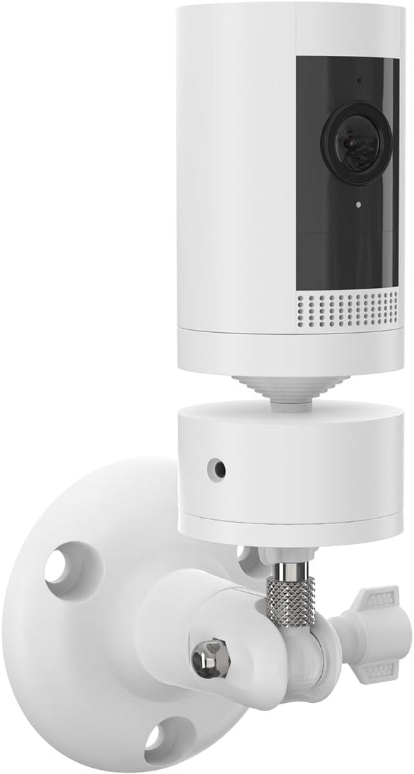Adjustable Wall Mount - Compatible with Pan Tilt Camera, 1 Pack, White