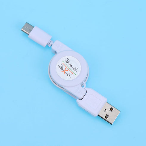 Retractable USB C Cable, Adjustable Charging Cable for Car Travel Essentials USB 3.1 USB to USB C Retractable Cable Cord
