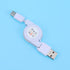 Retractable USB C Cable, Adjustable Charging Cable for Car Travel Essentials USB 3.1 USB to USB C Retractable Cable Cord