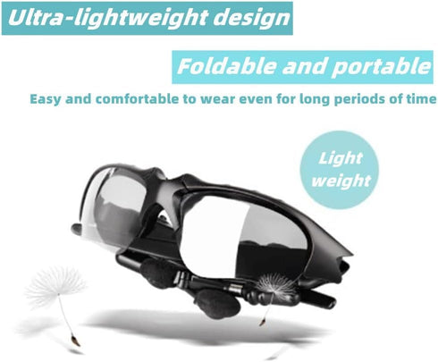 Yoidesu Wireless Bluetooth Sunglasses, Polarized Music Eyewear for Men and Women, Open Ear Sports Sunglasses