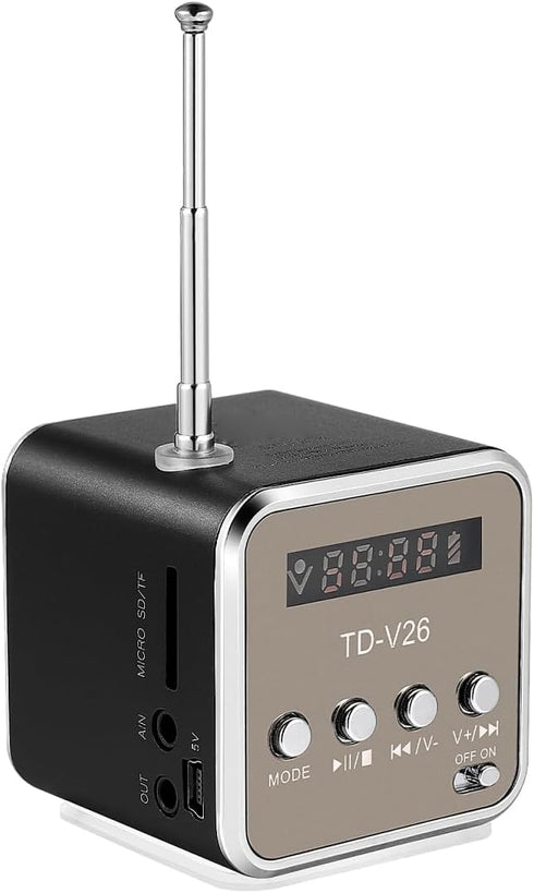 Hemobllo USB Music Player: Mini Speaker Digital Music Player MP3, Support Micro USB