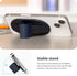 Sinjimoru MagSafe Grip, Strong Magnetic Phone Holder for iPhone 15/14/13/12, M-SGrip Black