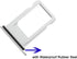Silver SIM Card Tray Holder Compatible with iPhone X, SIM Card Tray Slot Replacement