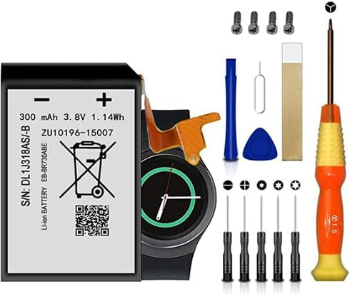 WUHAO Replacement Battery EB-BR730ABE for T-Mobile Samsung Galaxy Gear S2 Classic SM-R735T, Compatible with R730