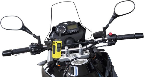 UAYESOK Bicycle/Motorcycle Walkie-Talkie Handlebar Mount, Vehicle Grab Rail Clamp Radio Holder for HT, Scanner, Speaker