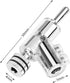HiFi Banana Plugs Speaker Connectors Screw Locking Banana Plugs Rhudium Plated Banana Connector Jack for Speaker Cable-2Pairs / 4 pcs