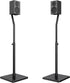 USX MOUNT Universal Speaker Stands, Height Adjustable 30.0" to 39.1" for Satellite & Small Bookshelf Speakers, 1 Pair