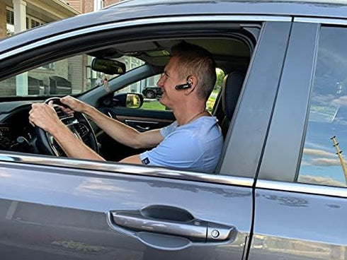 Bluetooth Earpiece, Wireless Handsfree Noise Cancelling In-Ear Headset Earbuds for Driving and Leisure