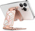 i-Blason Cell Phone Stand for Desk, Fits All Smart Phones, Foldable Holder in Marble Design