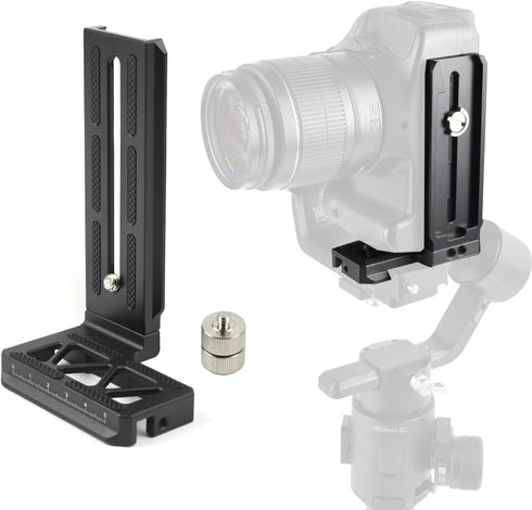 Akeipho L Bracket Vertical Mount for DJI Ronin SC, Aluminum Camera Quick Release