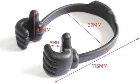 Kichvoe 2pcs Thumbs Gesture Phone Holders Creative Smartphone Racks Portable Desktop Phone Support Stands for Office
