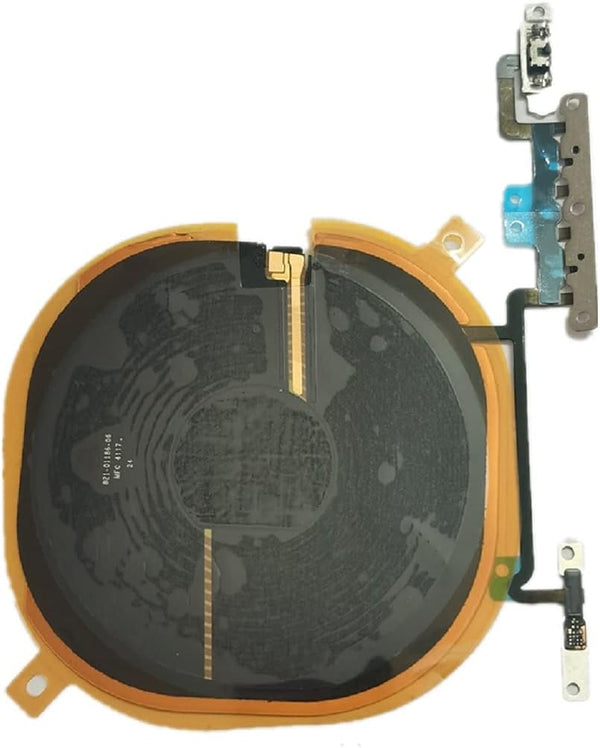 NFC Chip for iPhone X Wireless Charging Charger Panel Coil Sticker with Volume Button Flex Cable