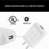 UL Certified 5V 1A Power Adapter USB Wall Charger 1000mA DC Power Supply Compatible with All USB Plug (5Pcs)