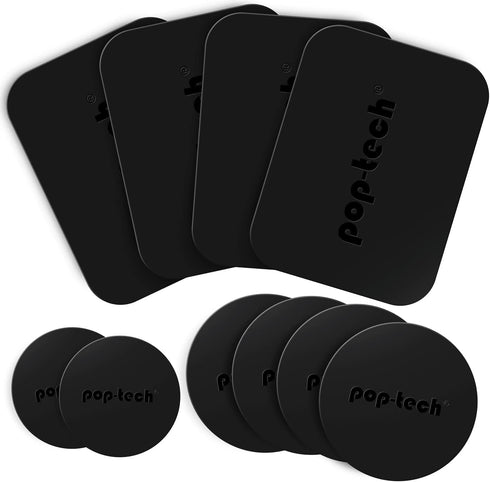 Metal Plate for Phone Magnet, 10 Pack Replacement Magnet Disc with Adhesive Backing