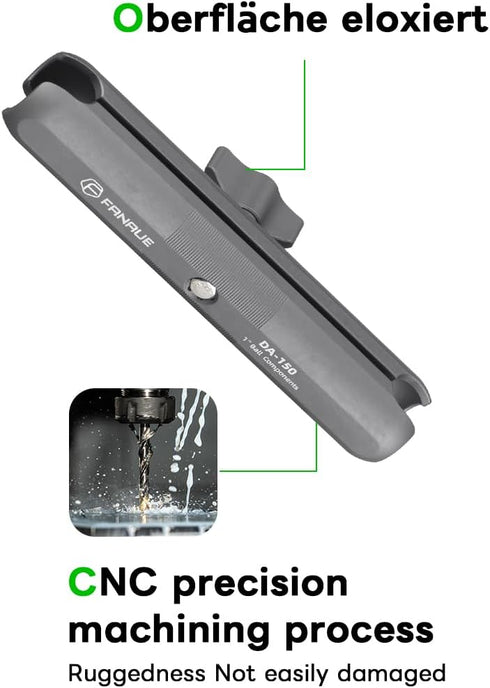 FANAUE Double Socket Arm for B Size 1" Ball Components, Compatible with RAM Mounts, Long Arm