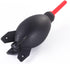 FocusFoto 6.6 Inch PRO Rubber Rocket Air Blower Duster Cleaner Dust Cleaning for DSLR Camera CCD Lens Keyboard Red