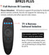 BPR2S Plus Air Mouse Remote Control, Bluetooth Voice Remote with USB Receiver, 6 Axis Gyroscope for Android TV Box