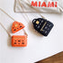 Silicone Case Cover for Apple Airpods 1&2, Funny Design, Best Gift for Girls, Kids, or Women, Black Bag