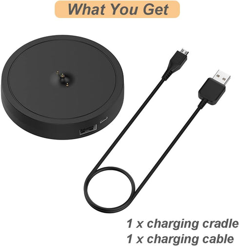 Charger Dock for Ultimate Ears Boom 3/Megaboom 3/Blast/Megablast, 5.5ft Cable, Cradle for UE Boom Series