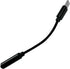 USB C to 3.5mm Audio Adapter Type C to Headphone Aux Jack Dongle 24bit/96kHz HiFi DAC Cable Cord Compatible with Smartphones, Tablets, Black
