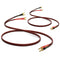 UCINNOVATE 2 Pack HiFi OFC Speaker Cable - Banana Plug to Jumper Spade, 14AWG Speaker Wire Cord for Amplifier