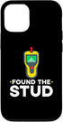 iPhone 15 Pro Found The Stud Funny Woodworking Contractor Case for Home Improvement