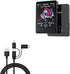 BoxWave Cable Compatible with QNGEE S7 Portable MP3 Player - AllCharge 3-in-1 Cable