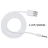 3.5mm Jack to USB Auxiliary Charger Sync Data Transfer Charging Cable Compatible with Beats by Dre Studio Wireless Headphones, Speakers, Tablets, PCs, Sound Box, MP3 Players and More (White)